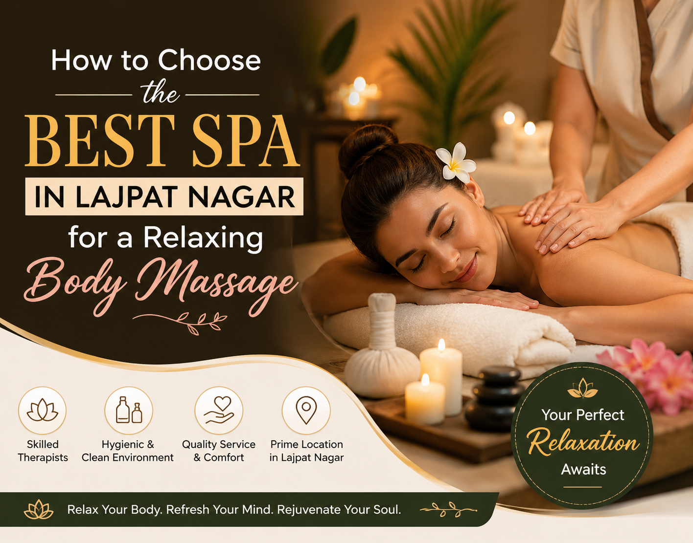How to Choose the Best Spa in Lajpat Nagar for a Relaxing Body Massage