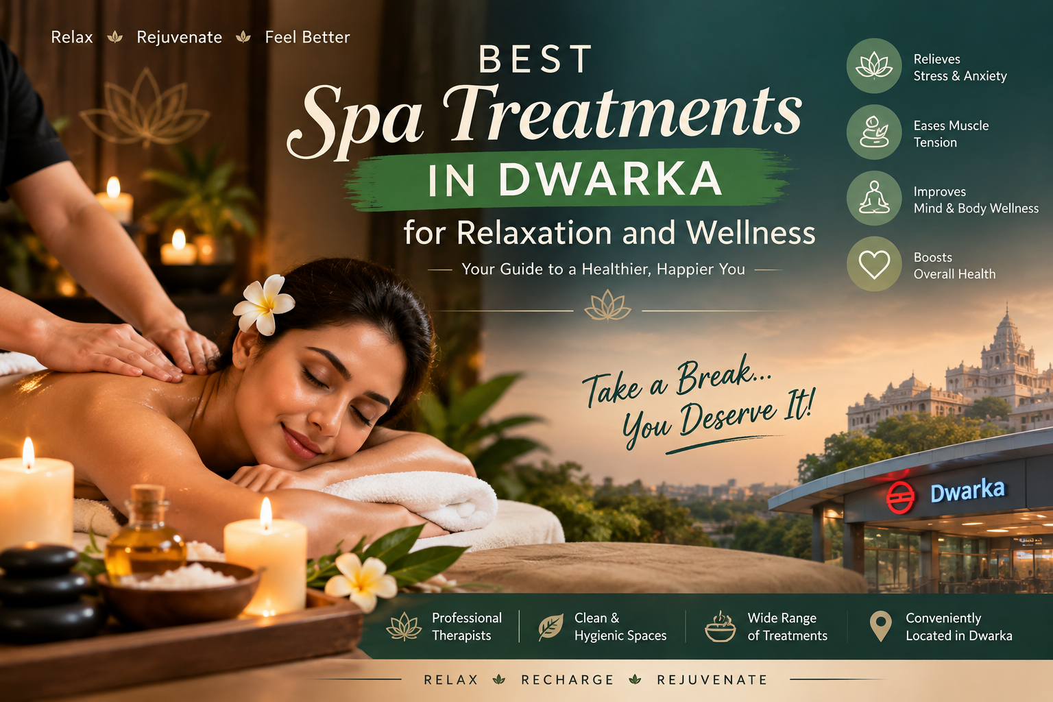 Best Spa Treatments in Dwarka for Relaxation and Wellness
